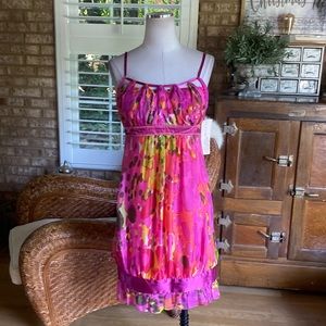 SUE WONG DESIGNER LUXURY FUSCHIA GREEN 6 NEW